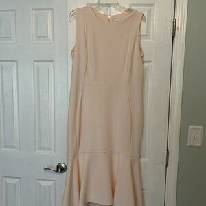 Calvin Klein Size 14 Pink Summer Dress